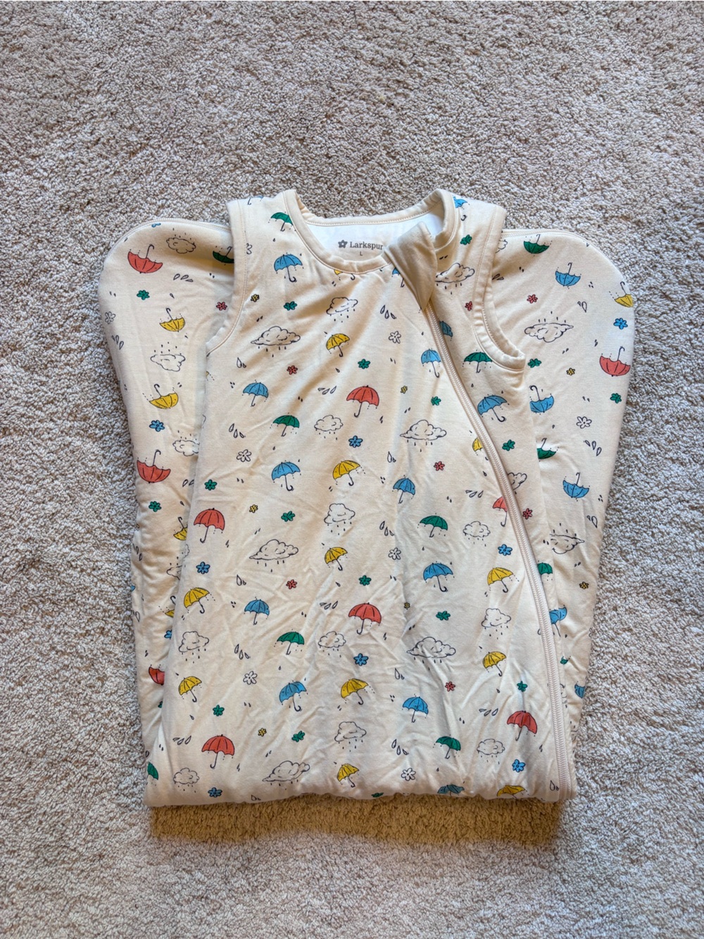 Larkspur bamboo L sleep sack - NWOT